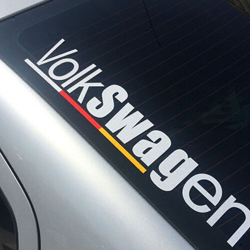 Creatieve VW Voorruit Vinyl Sticker voor Volkswagen Auto's