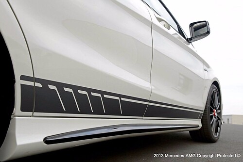 Accent Outline Strepen Zijkant Vinyl Decal Sticker voor Mercedes-Benz CLA-Klasse