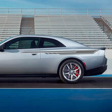Zij kwart paneel stickers strepen voor Dodge Charger Electric
 2