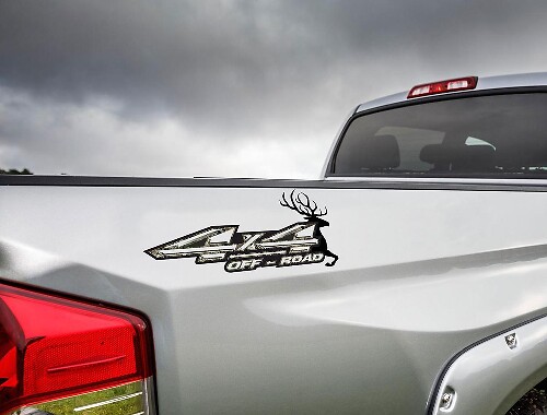 4x4 herten vrachtwagen sticker Camo X realtree jacht camouflage sticker gelamineerd
