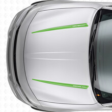 Dubbele Custom Strepen Motorkap Vinyl Decal Sticker voor Dodge Charger 2015-2026_3