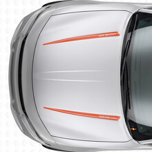Dubbele Custom Strepen Motorkap Vinyl Decal Sticker voor Dodge Charger 2015-2026_4