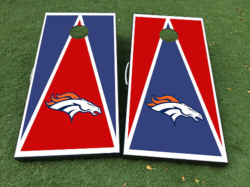 Denver Horse Cornhole Bord Vinyl Wrap Decal Set