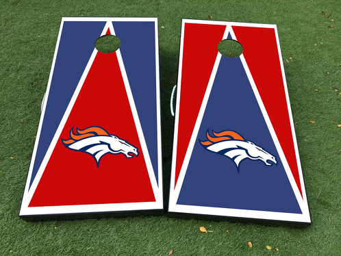 Denver Broncos Cornhole Board Game Sticker VINYL WRAPS met GELAMINEERD