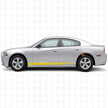 Dubbele Strobe Strepen Zijvinyl Decal Sticker voor Dodge Charger 2011-2014_5