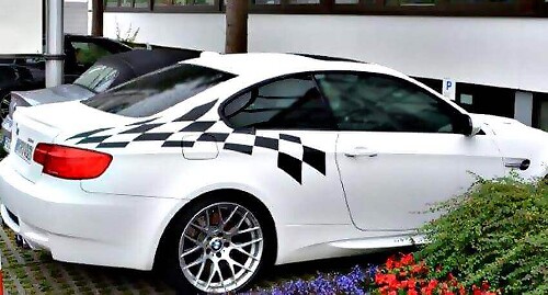 BMW LTW M3 E92 Specifieke lichtgewicht vlag Achterzijde Stickers Stickers Stickers Eventuele kleuren
