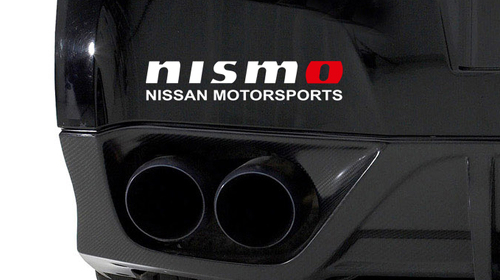 2x NISMO Nissan Motorsports Racing Vinyl Sticker Sticker past op GTR Altima 350Z 370Z