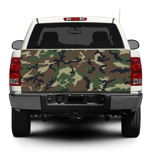 Camouflage Camo Militaire Achterklep Decal Sticker Wrap Pick-up Truck SUV Auto