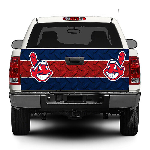 Cleveland Baseball Tailgate Vinyl Sticker voor Pick-up Trucks