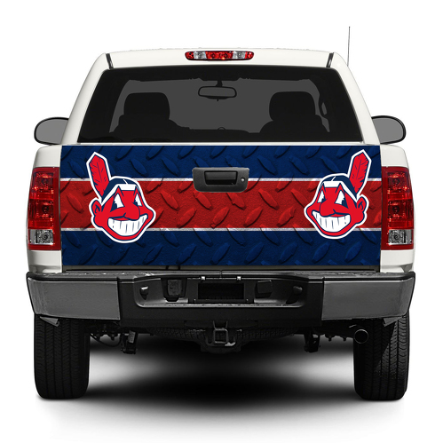 Cleveland Indians Honkbal Achterklep Decal Sticker Wrap Pick-up Truck SUV Auto