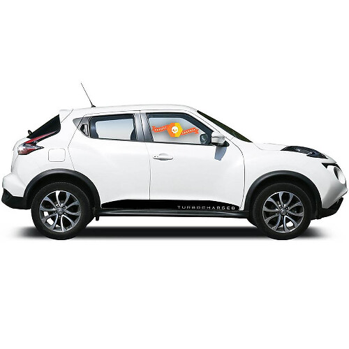 Turbo Side Stripe Vinyl Decal Kit Voor Nissan Juke