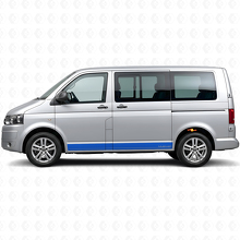 Gemerkt Zijstripes Vinyl Sticker Kit voor Volkswagen T5 Multivan_2