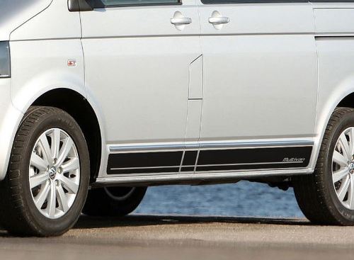Volkswagen T5 bus Multivan - zijstreep sticker grafische sticker