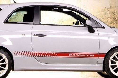 Fiat 500 ABARTH esseesse Sticker zijkant Grafische strepen