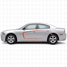 C-Stijl Strepen met Binnencontour Zijvinylsticker voor Dodge Charger 2011-2014_3