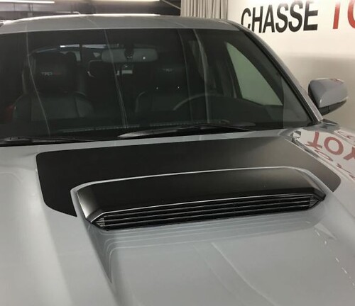 Toyota TACOMA TRD Pro Hood Scoop Sticker sticker afbeeldingen
