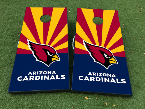 Arizona Cardinals NFL Cornhole Board Game Sticker VINYL WRAPS met GELAMINEERD