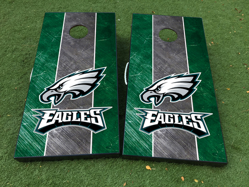 Philadelphia Eagles Football Cornhole Board Game Sticker VINYL WRAPS met GELAMINEERD