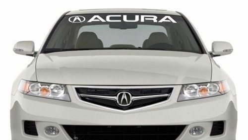 Lettering Logo Voorruitbanner Vinyl Sticker Voor Acura