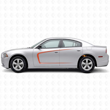 C-Style Outline Strepen Zijvinyl Sticker voor Dodge Charger 2011-2014_4