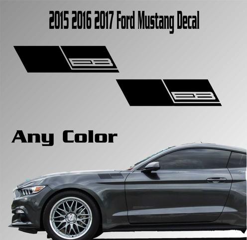 2015 2016 2017 Ford Mustang Fender Vinyl Decal Sticker Ecoboost 2.3 Turbo Auto