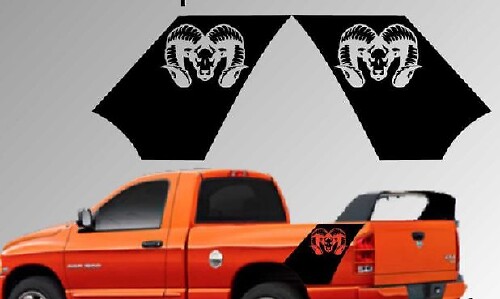 Dodge Ram Truck Bed Daytona Style Vinyl Decal Sticker 1500 2500 3500 Alle jaren