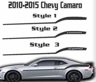 2010 2011 2012 2013 2014 2015 - 2020 Chevy Camaro Racing Stripe grafische sticker Chevrolet