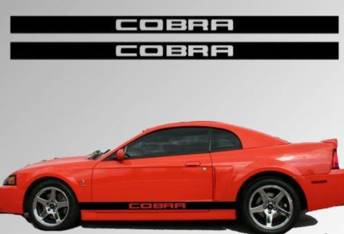 1994-2004 Ford Mustang Rocker Stripe Vinyl Decal Sticker GT 5.0 Grafische Cobra