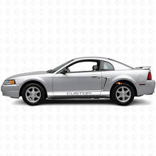 Aangepaste Rocker Panel Stripe Vinyl Decal Kit voor Musclecar Mustang 1994-2004_2