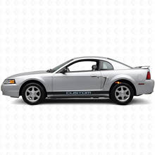 Aangepaste Rocker Panel Stripe Vinyl Decal Kit voor Musclecar Mustang 1994-2004_3