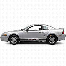 Aangepaste Rocker Panel Stripe Vinyl Decal Kit voor Musclecar Mustang 1994-2004_4