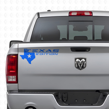 Texas Editie met Kaart Logo Achterklep Vinyl Decal voor Trucks_2