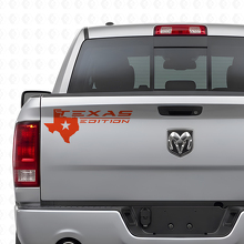 Texas Editie met Kaart Logo Achterklep Vinyl Decal voor Trucks_4