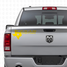 Texas Editie met Kaart Logo Achterklep Vinyl Decal voor Trucks_5