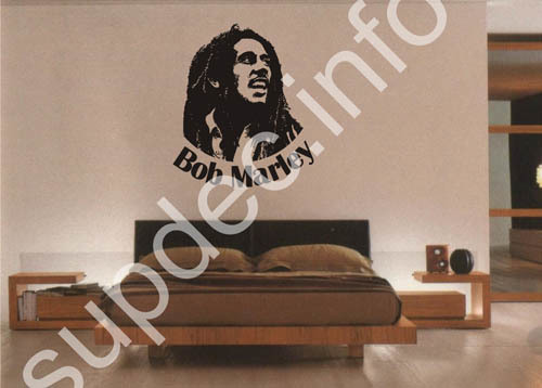 Bob Marley muursticker sticker