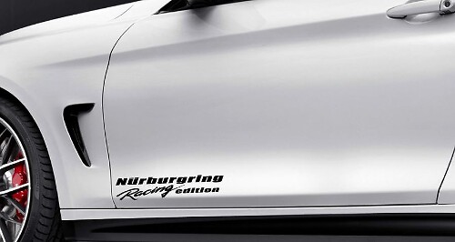 Nurburgring Racing Edition Zijdeurs Vinyl Decal Set voor BMW