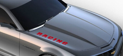 Racelettering Motorkap Vinyl Sticker voor Chevrolet Camaro