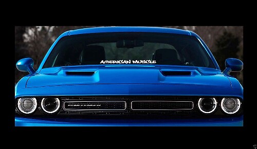 American Muscle voorruit vinyl decal voor Dodge
