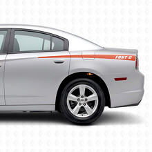 Aflopende Custom Strepen Zijkant Vinyl Decal Sticker voor Dodge Charger 2011-2014_4
