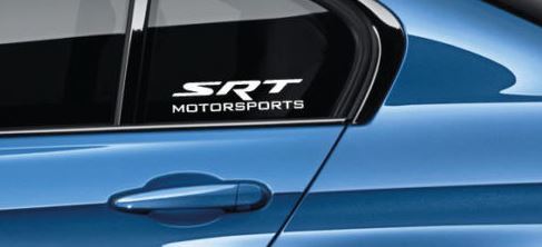 SRT Motorsports sticker sticker logo Mopar Dodge Racing HEMI Hellcat paar