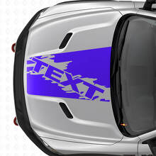 Aangepaste Splash Style motorkapstreep vinylsticker voor Dodge Ram SUV_2