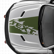 Aangepaste Splash Style motorkapstreep vinylsticker voor Dodge Ram SUV_3
