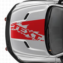 Aangepaste Splash Style motorkapstreep vinylsticker voor Dodge Ram SUV_4