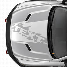 Aangepaste Splash Style motorkapstreep vinylsticker voor Dodge Ram SUV_5