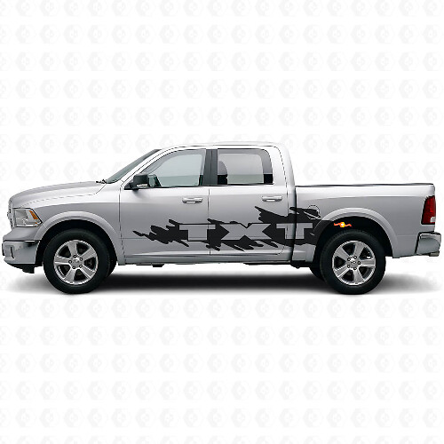 Spatbord Spatstijl Letters Zij Vinyl Decal Kit voor Dodge Ram