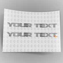Lettering spatbord vinylstickers decals voor Jeep Wrangler 2
