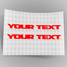 Lettering spatbord vinylstickers decals voor Jeep Wrangler 3
