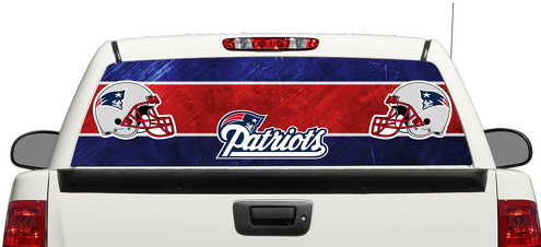 New England Patriots voetballogo achterruit sticker sticker pick-up truck SUV auto 3