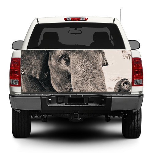 Olifant Wild dier Afrika Decal Sticker Wrap Pick-up Truck SUV Auto