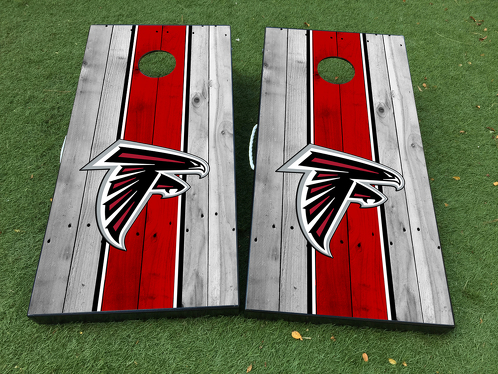 Atlanta Falcons Football Cornhole Board Game Decal VINYL WRAPS met GELAMINEERD